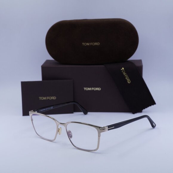 Final Price! Tom Ford FT5733-B 028 Gold/Havana Eyeglasses 55mm